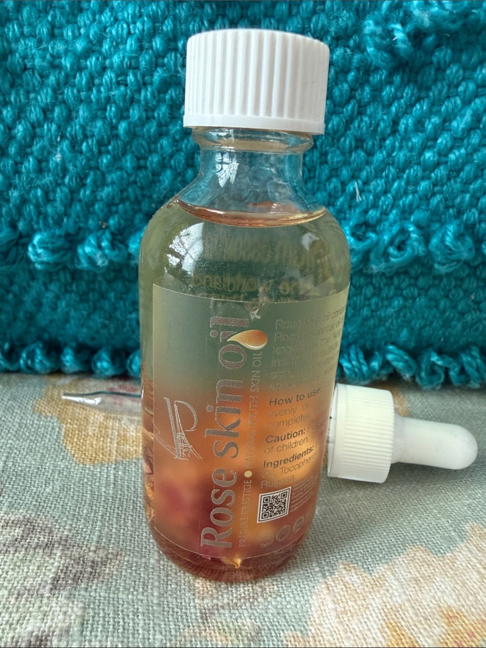 Prédiré Paris Rose Skin Oil, Luxury Botanical Face Oil
